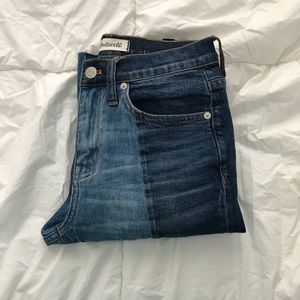 Madewell Two-Tone Cropped Denim 👖